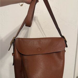 Fossil Brown Leather Shoulder Bag